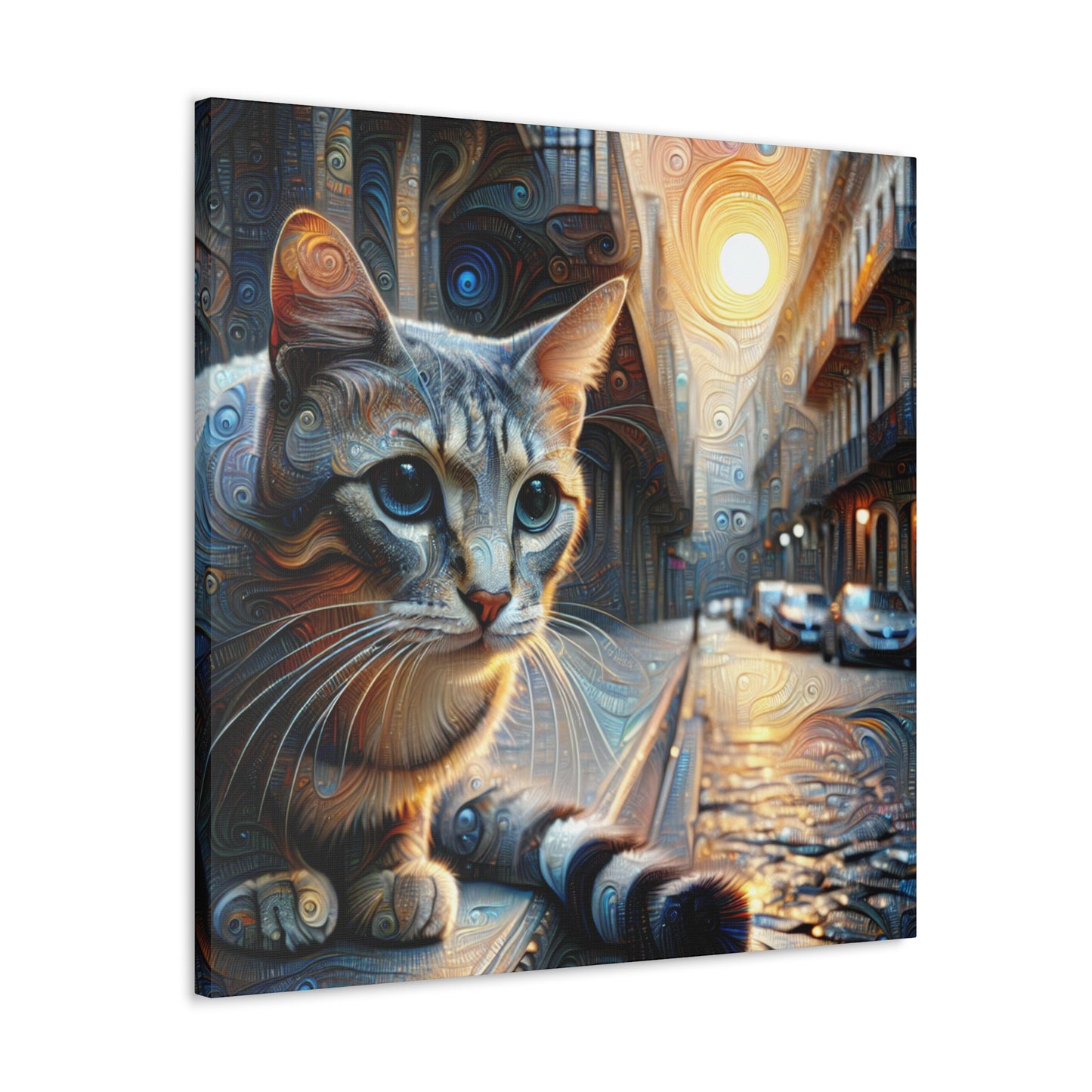 "Urban Whiskers at Dusk"