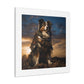 "Heroic Canine Battle Print."