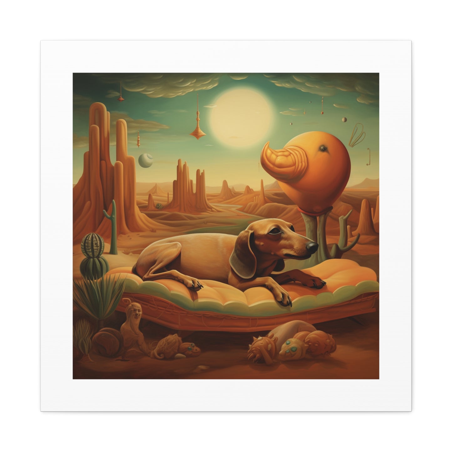 Dreamy Dachshund Desert Print