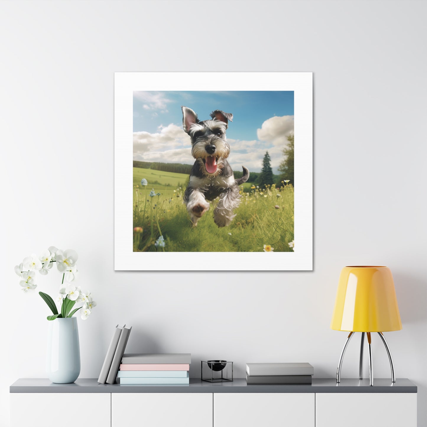 "Miniature Schnauzer Joyful Vibes"