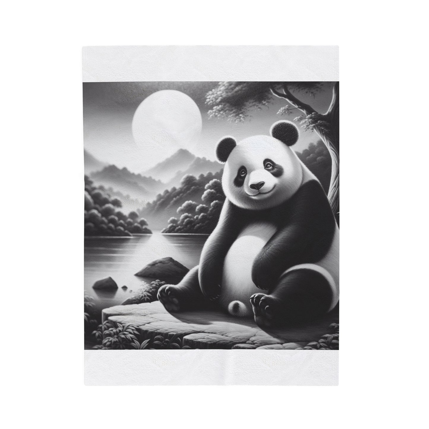 "Pandaland's Lunar Bliss" -Blanket