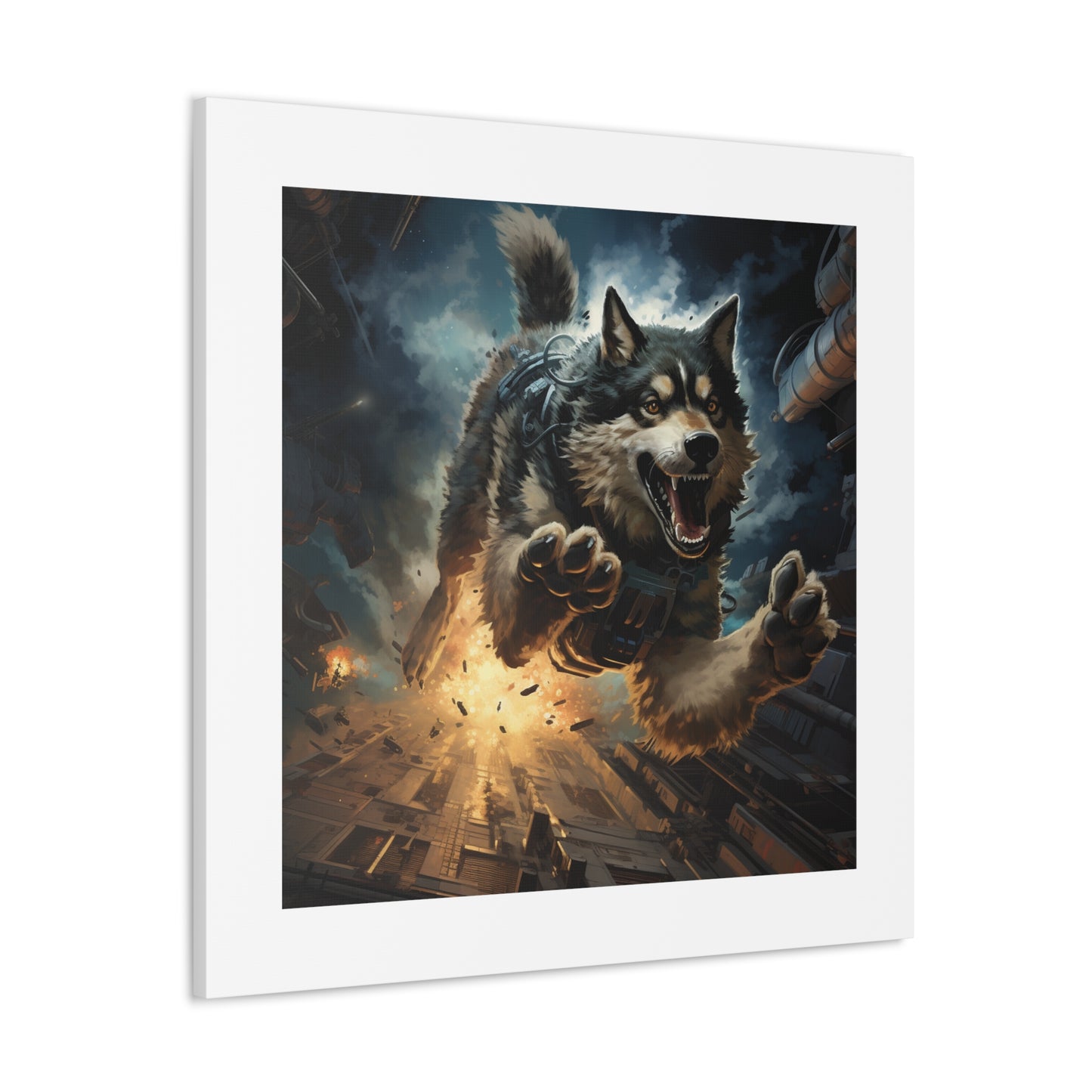 Heroic War Dog Print