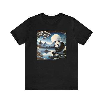 "Moonlit Panda Majesty"-  Tshirt