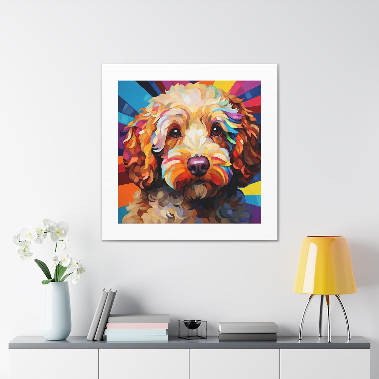 Futuristic Neuro-Pup Print