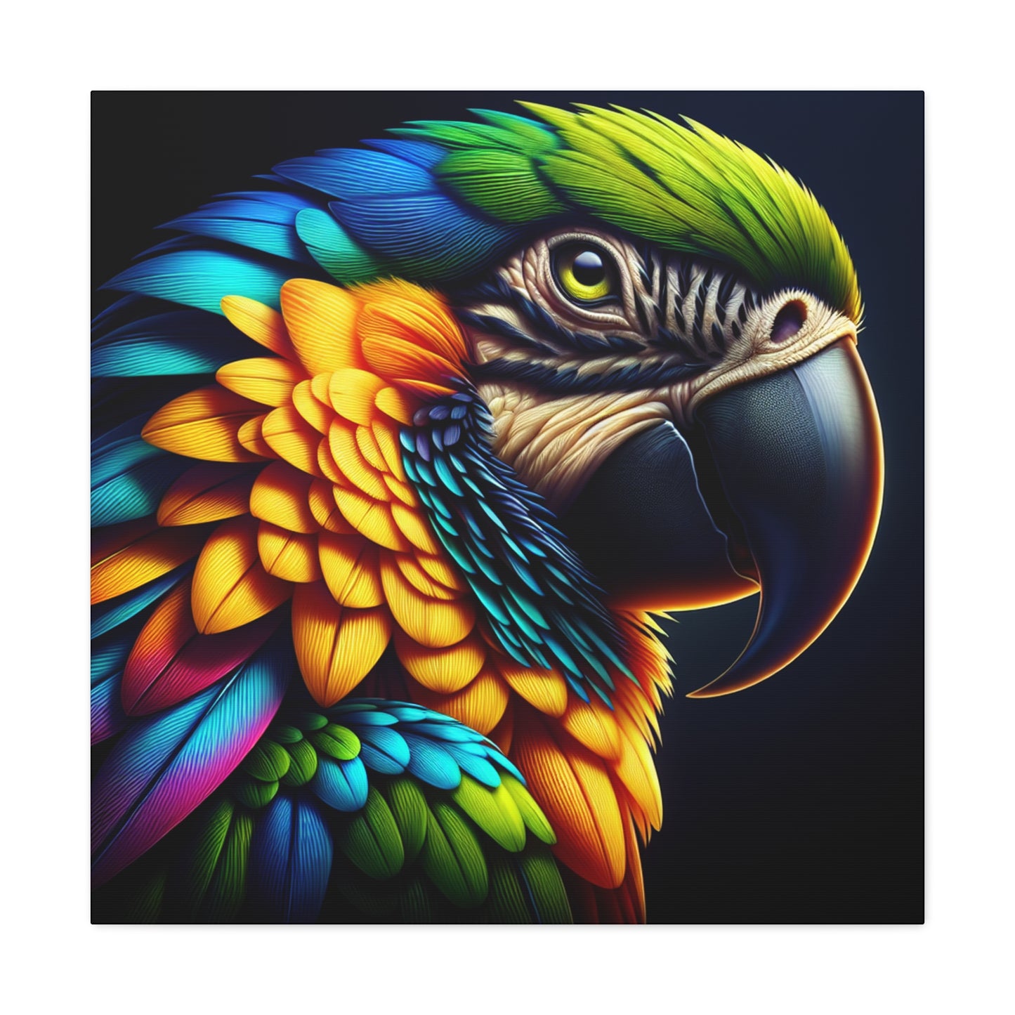 "4K Parrot Elegance Art"