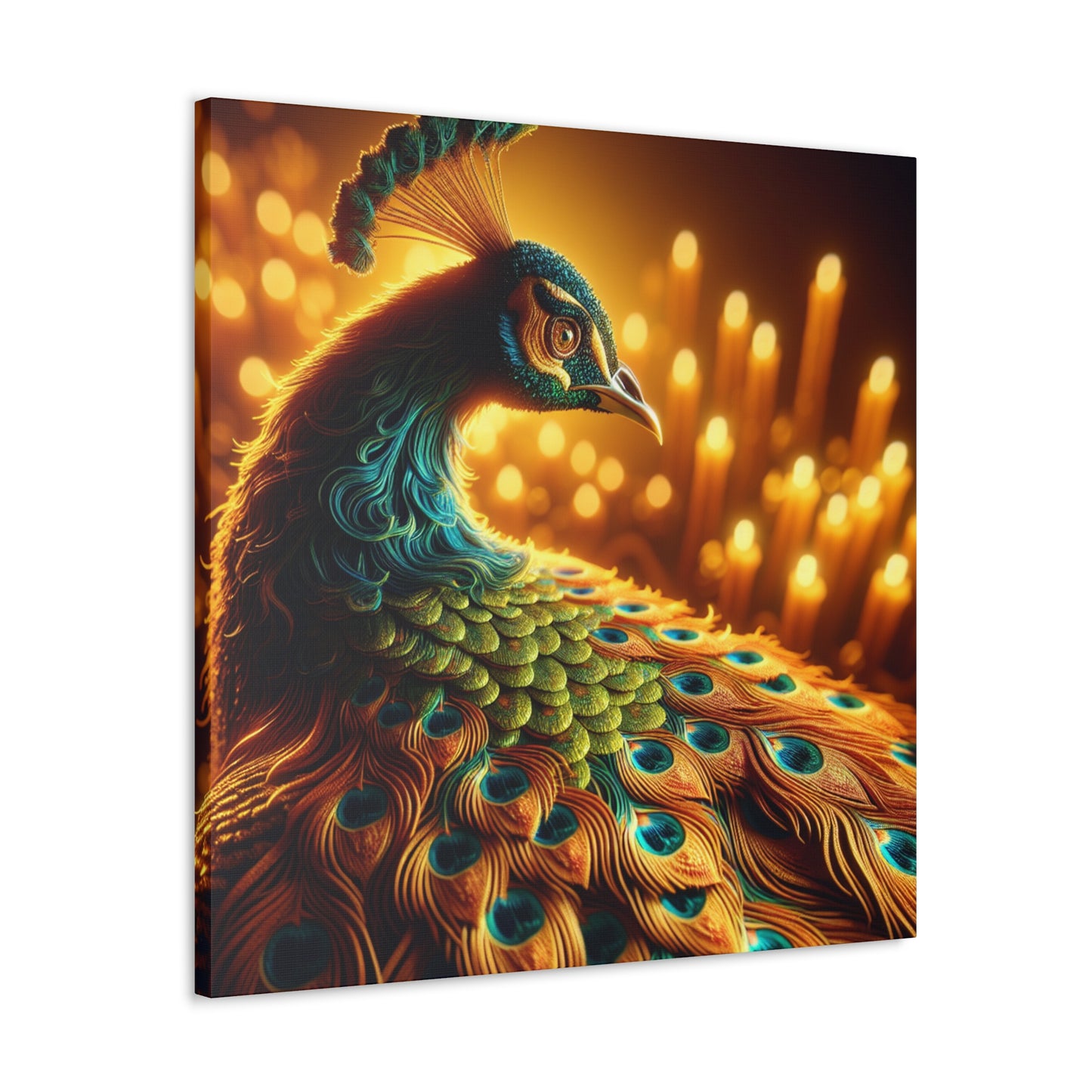 Peacock 8K Enchanted Canvas