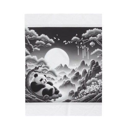 "Panda's Moon" -Blanket