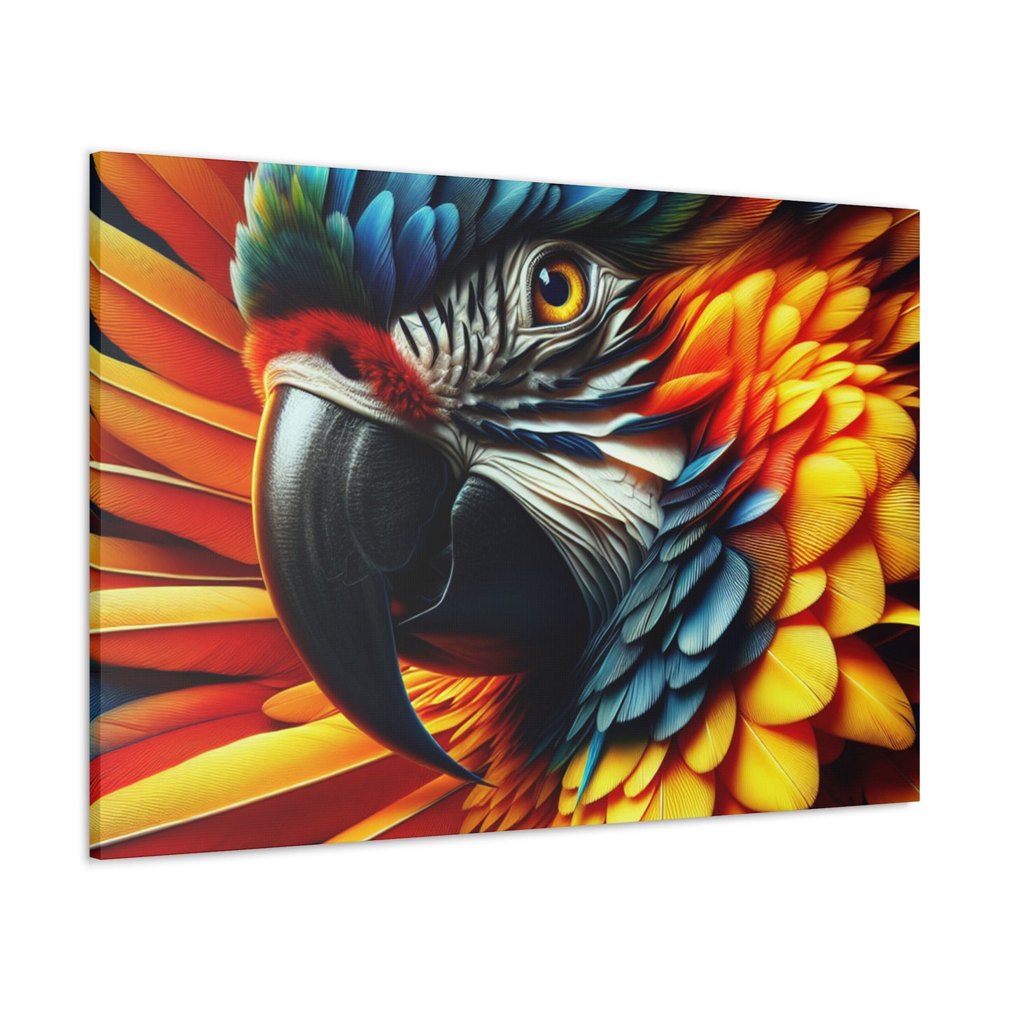 "4K Parrot Elegance Art"