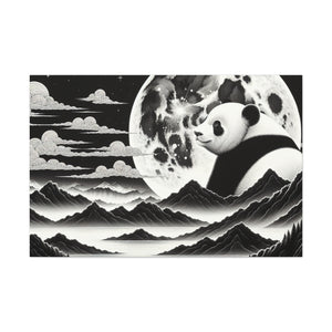 "Panda Moonlight"- Canvas