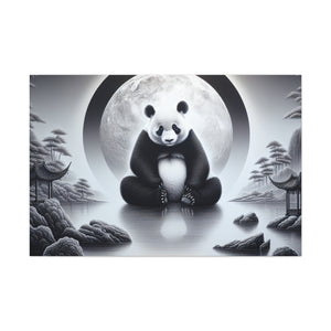 "Panda Moonlight"- Canvas