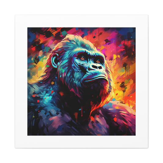 Gorilla Magnificence Print.