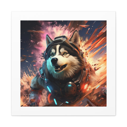 "Futuristic War Husky"