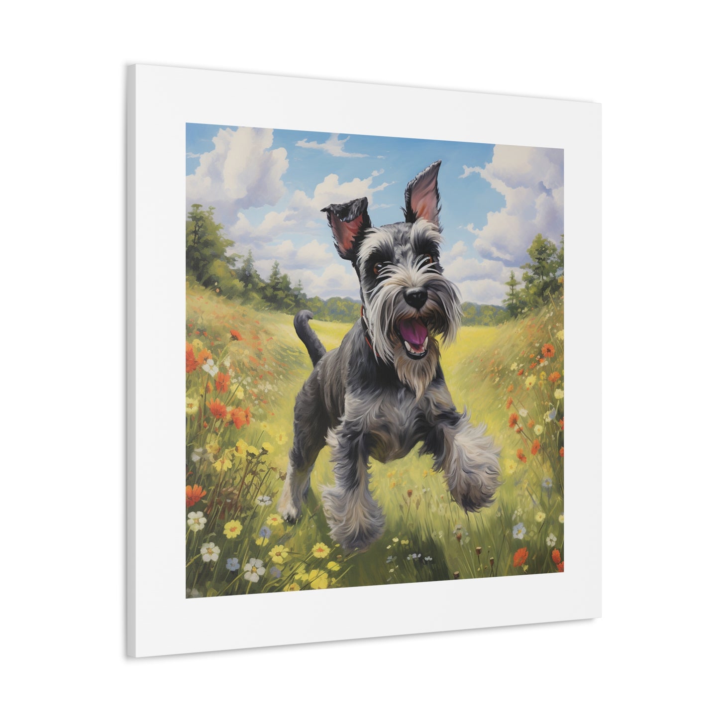 "Miniature Schnauzer Funscape"