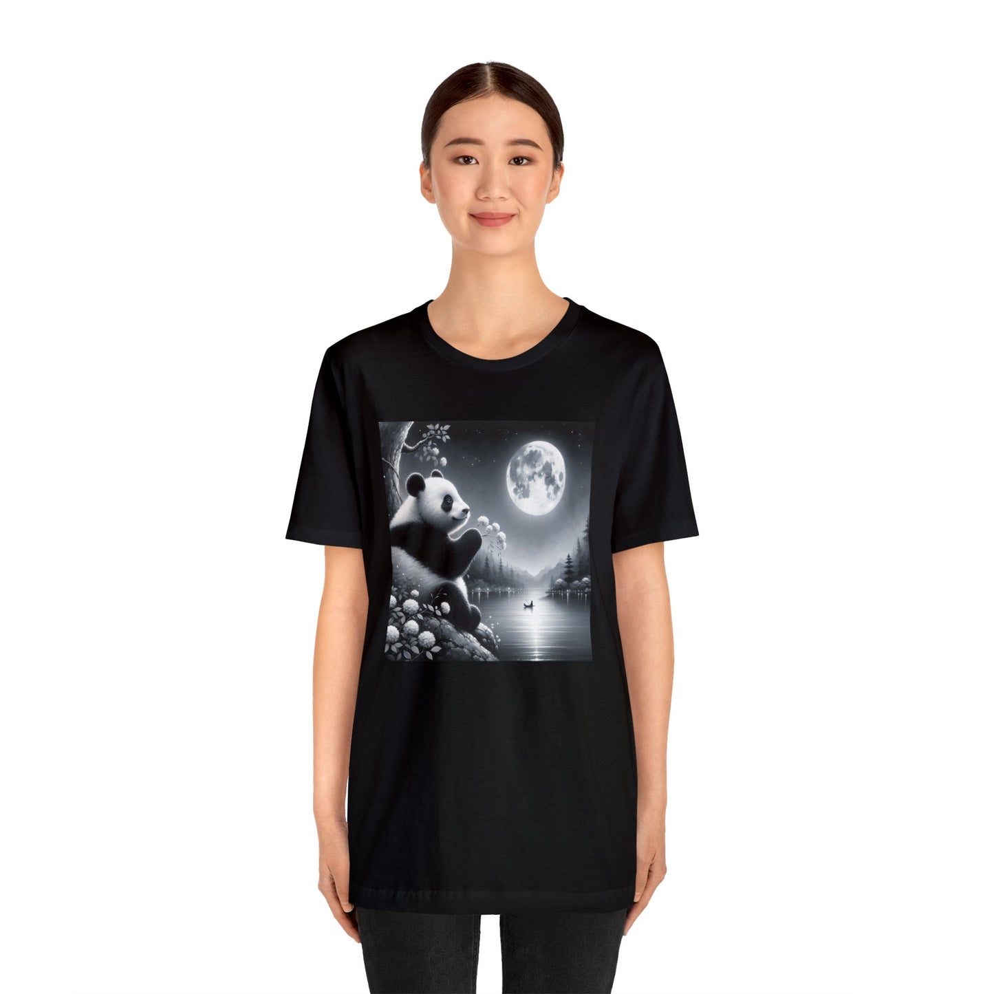 Panda Moonlight-  Tshirt