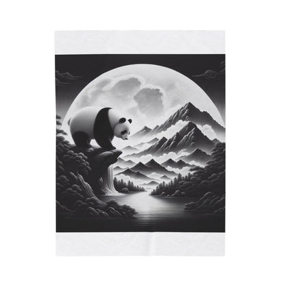 "Panda Moonlight" -Blanket