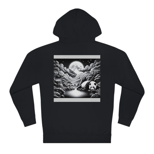 "Moonlit Majesty: Panda's Grace"-  Hoodie