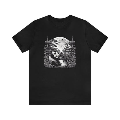 "Moonlit Majesty: Panda's Grace"-  Tshirt