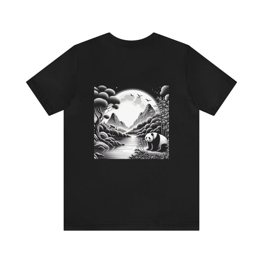 "Majestic Moonlit Panda"-  Tshirt