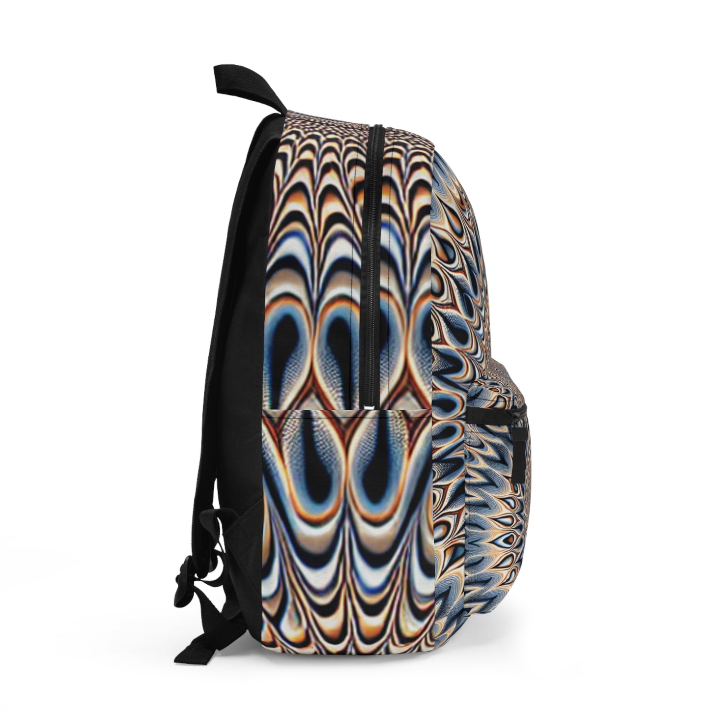 "HypnoSwirl Canvas"- Backpack