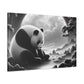 "Panda Moonlight"- Canvas