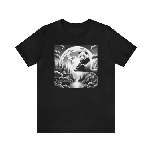 "Moonlit Majesty: Panda's Serenity"-  Tshirt