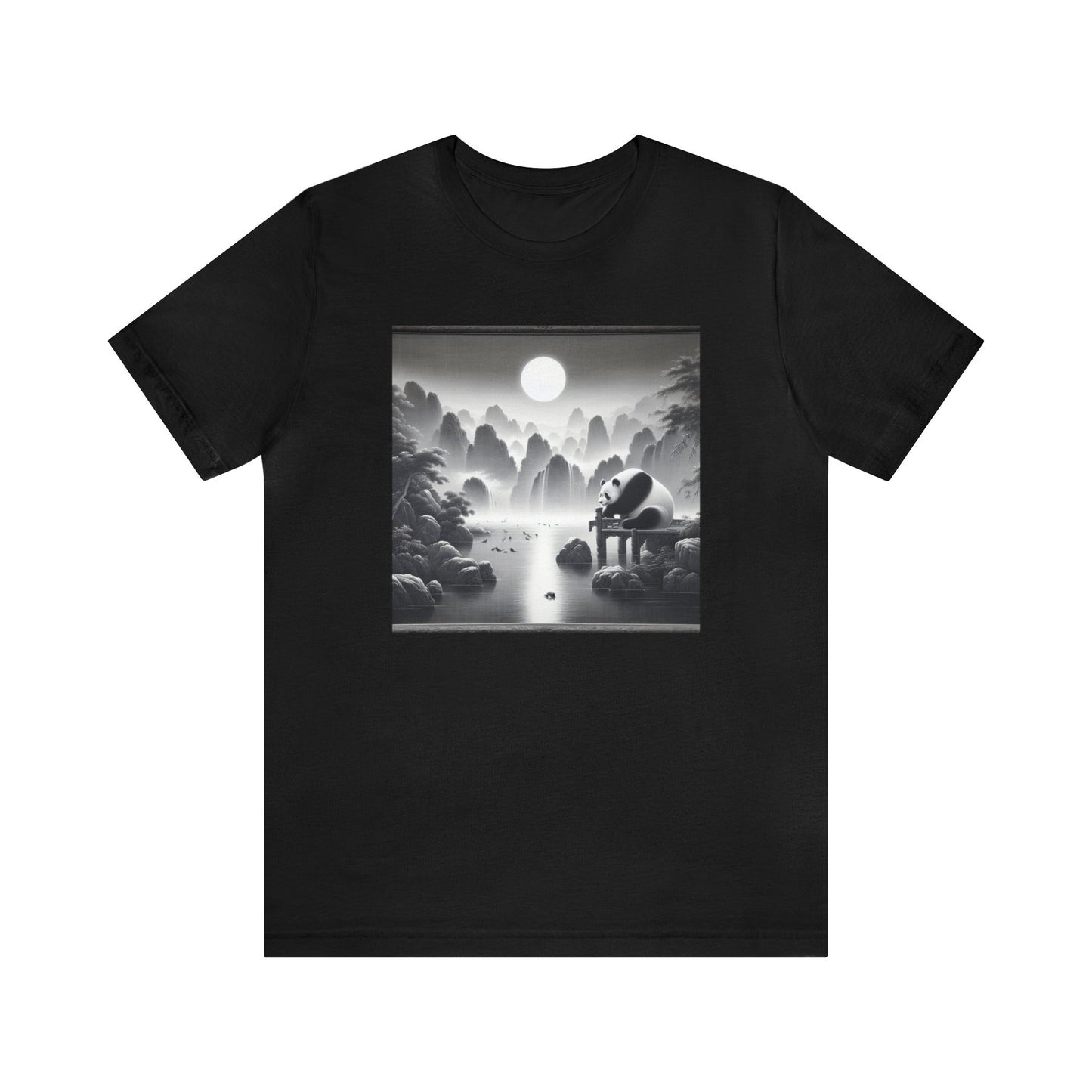 "Moonlit Majestic Panda"-  Tshirt