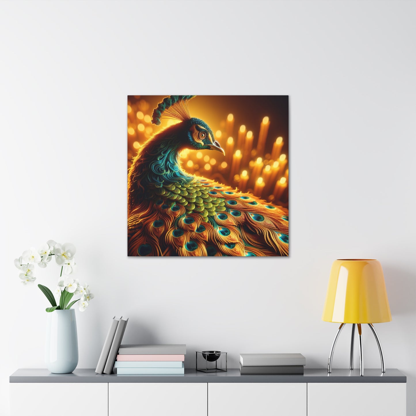 Peacock 8K Enchanted Canvas