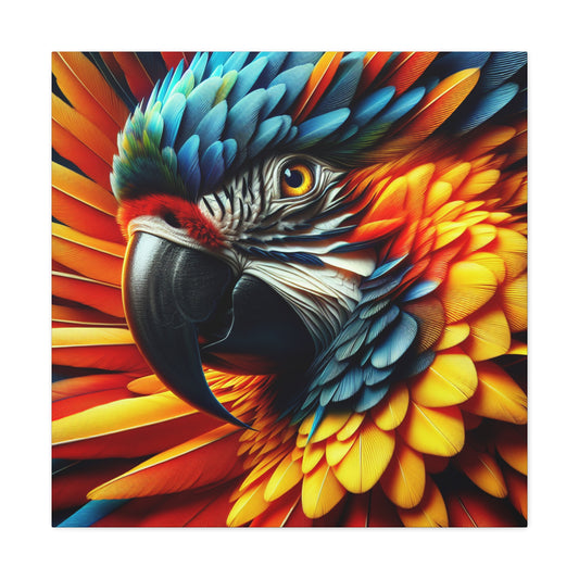 "4K Parrot Elegance Art"