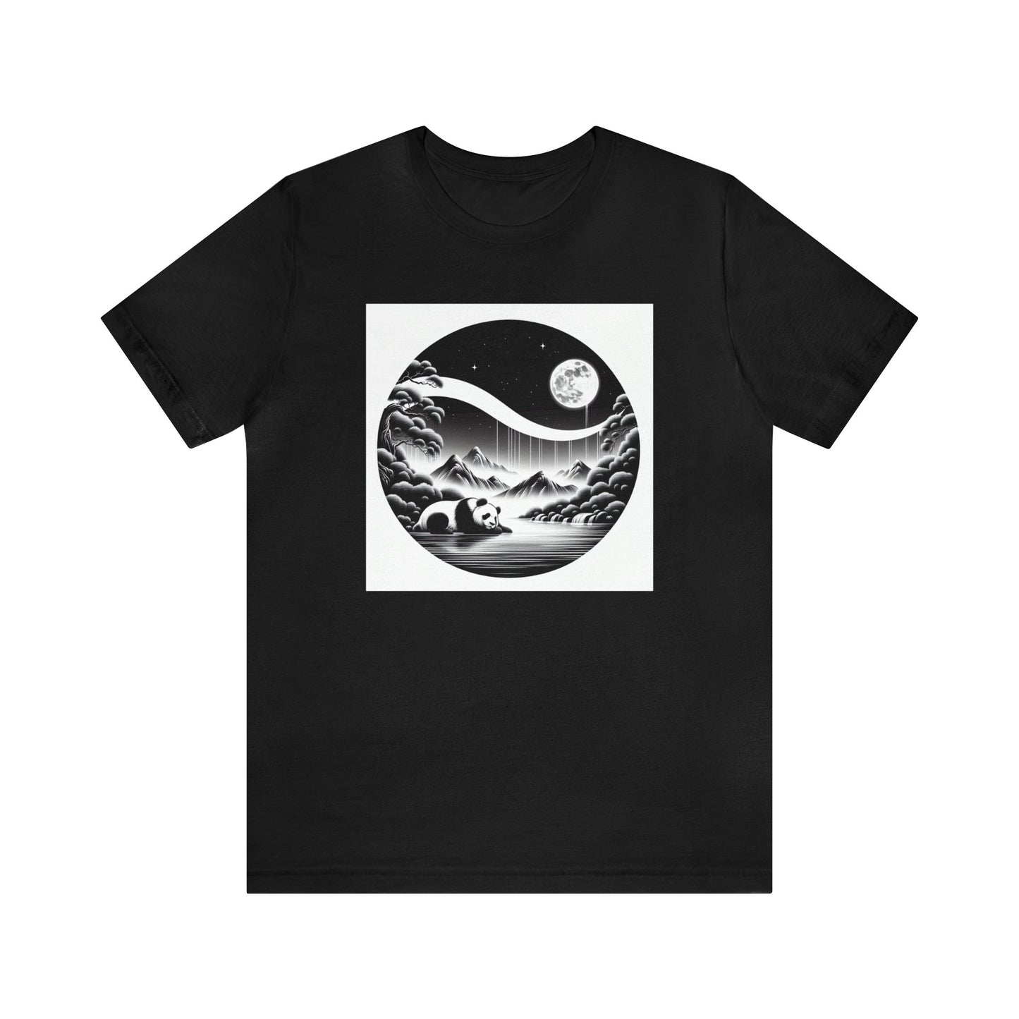 "Panda's Lunar Reverie"-  Tshirt