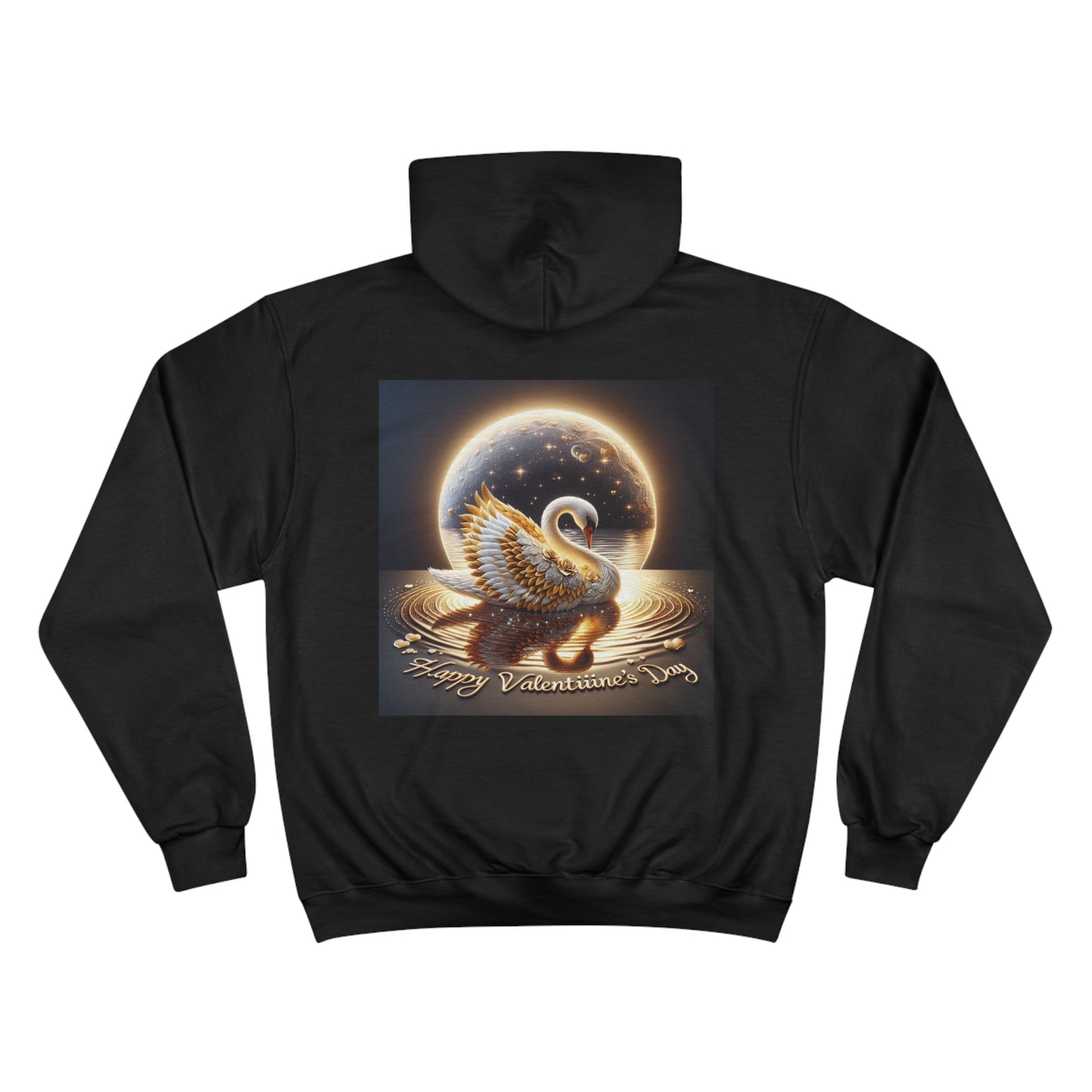 "Moonlit Swan's Delight"-  Hoodie