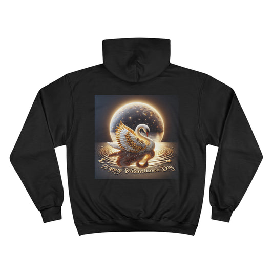 "Moonlit Swan's Delight"-  Hoodie