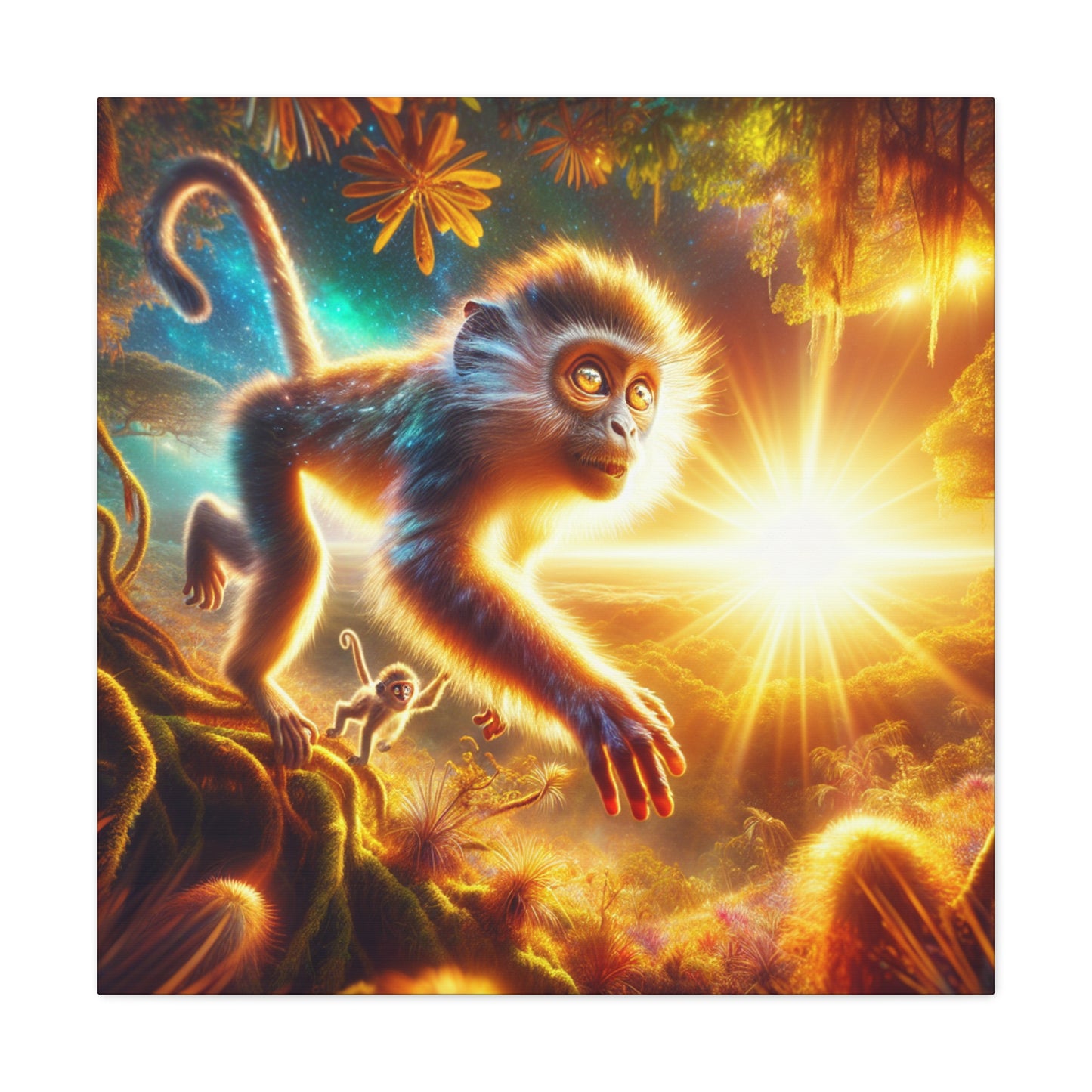 "Sunlit Monkey Mirth"