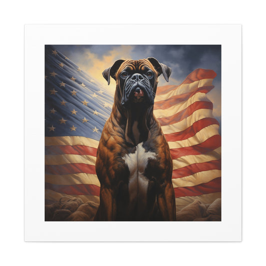 "Defiant Patriot Dog"