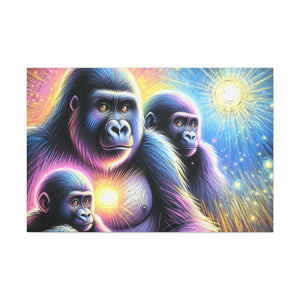 "Pastel Primate Panorama"