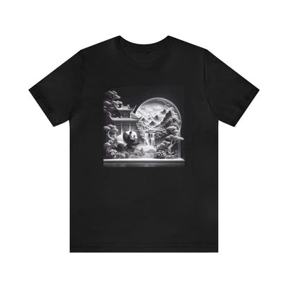 "Panda's Lunar Grace"-  Tshirt