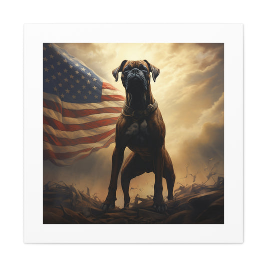 "Defiant Patriot Dog"