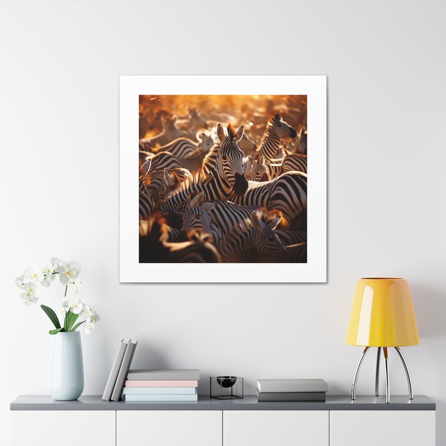 Zebrascape Canvas Print