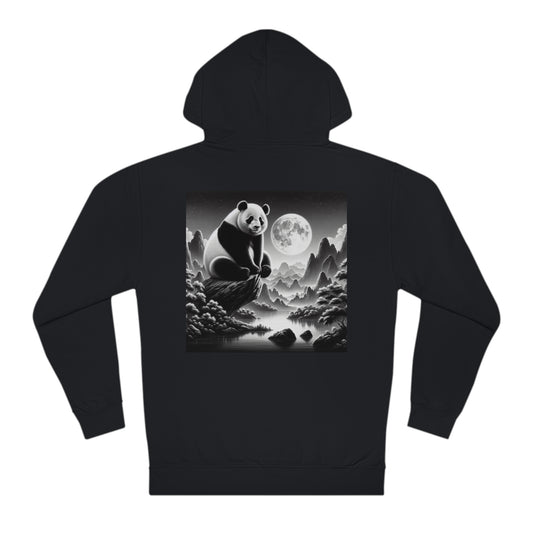 "Moonlit Majesty: Panda's Grace"-  Hoodie