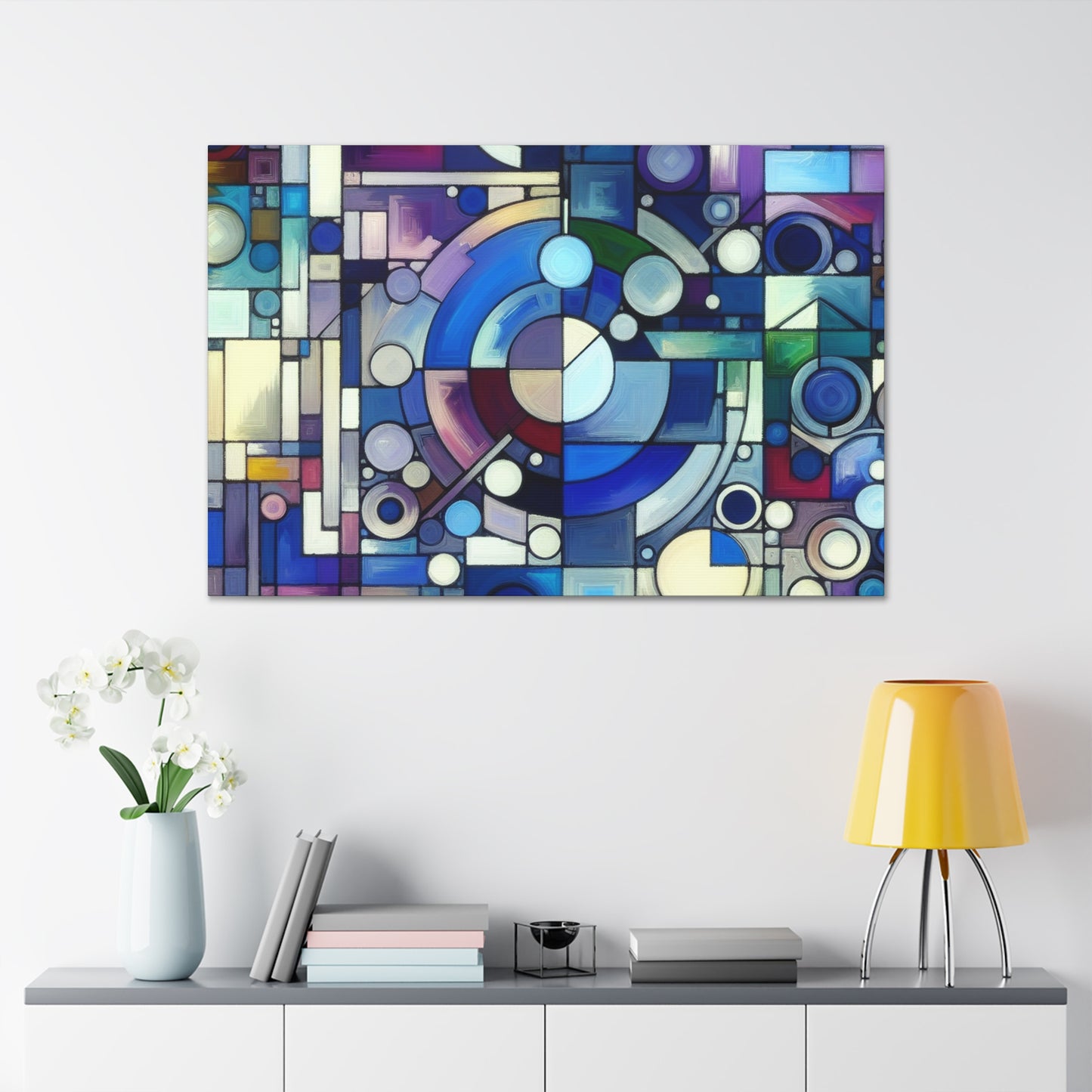 "Aqua Geometrica"- Canvas