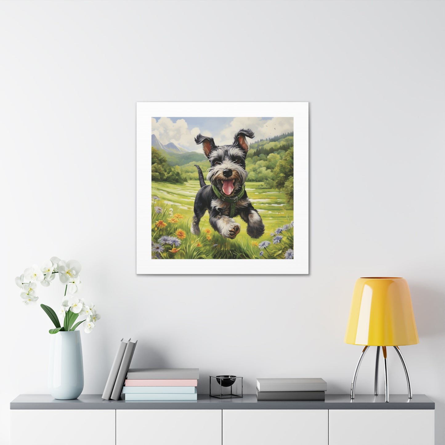 "Mini Schnauzer: Joyful Meadow"