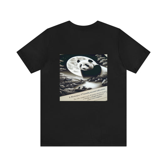 "Moonlit Panda Majesty"-  Tshirt