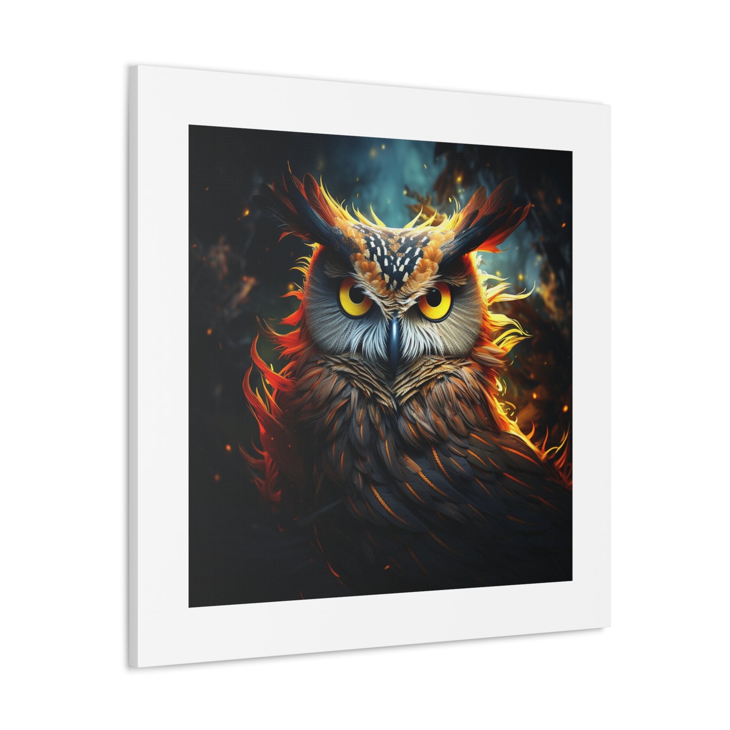 "Owl Masterpiece 4K Canvas"