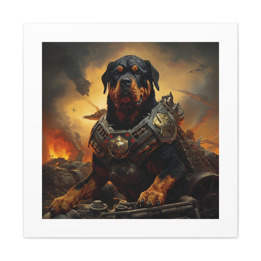 "Fearless Warrior Rottweiler"