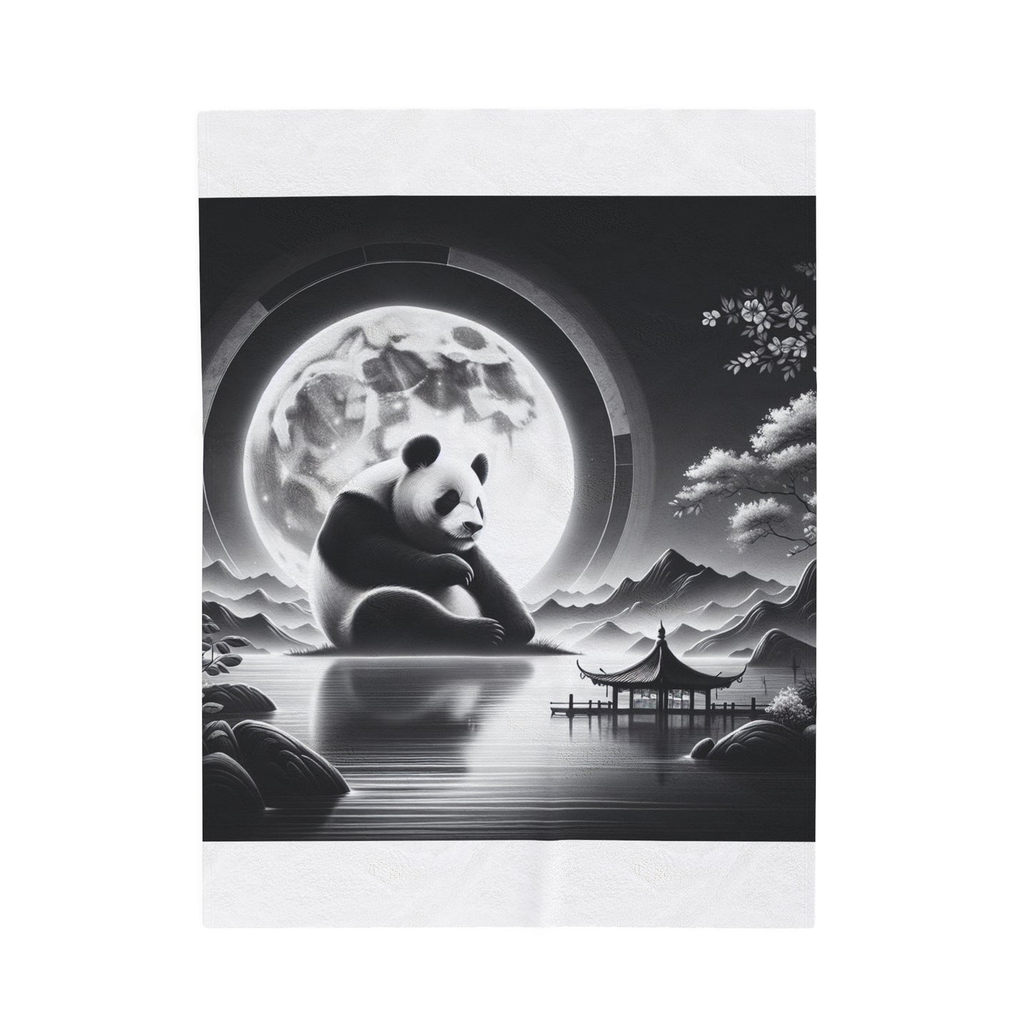 "Graceful Moonrise" -Blanket
