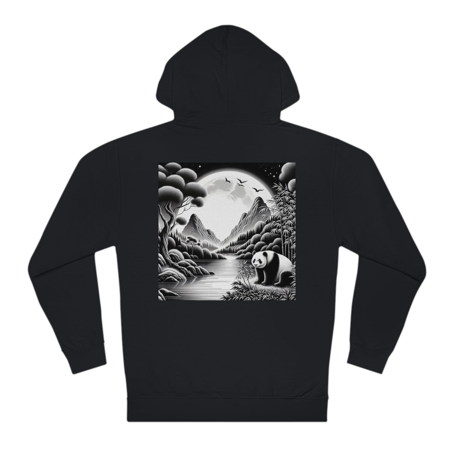 "Majestic Moonlit Panda"-  Hoodie