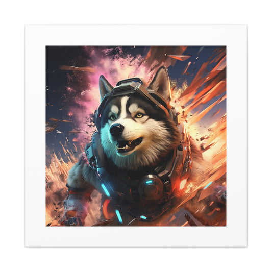 "Futuristic War Husky"