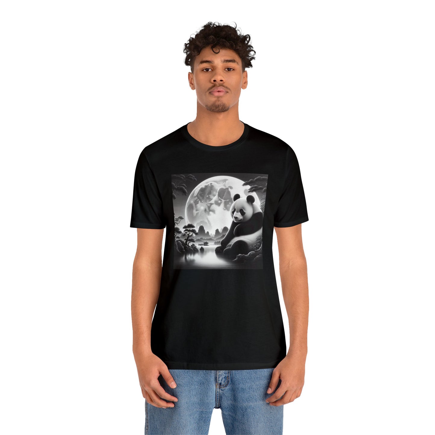 "Moonlit Panda"-  Tshirt