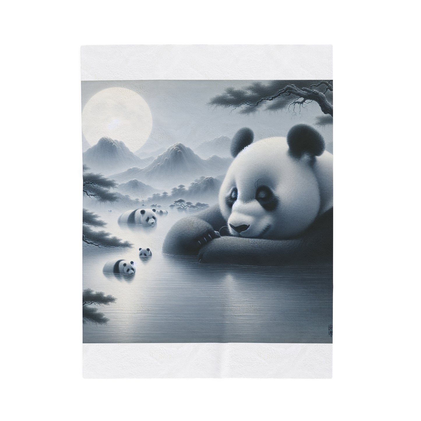 Tranquil Panda -Blanket