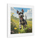 Joyful Frolicking Schnauzer Print