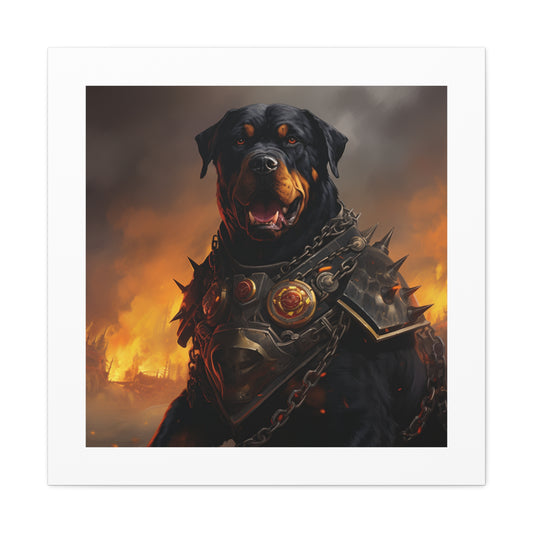 "Brave War-Dog: Armor'd Fight"